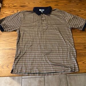 Jos A Bank Leadbetter Golf shirt- multi color XL